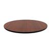 Oak Street Manufacturing Mahogany 24in x 24in Square Flip to 51in Round Table Top - MB3636FLIP51MH 