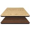 Oak Street Manufacturing Reversible 30in x 30in Square Melamine Table Top - OW3030 