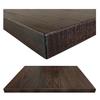 Oak Street Manufacturing Woodland 24in x 24in Square Wood Table Top - Dark Walnut - WDL2424-DW 