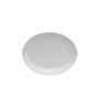 Oneida Buffalo Bright White 11in x 8Â½" Oval Porcelain Coupe Platter - F8000000355 
