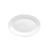 Oneida Buffalo Bright White 7in x 4-5/8in Oval Porcelain Platter - F8010000323 