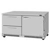 Turbo Air PRO Series 60in Undercounter Refrigerator with 2 Drawers - PUR-60-D2R(L)-FB-N 