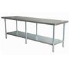 Falcon Food Service 84in x 24in Deluxe 18 Gauge All Stainless Steel Work Table - WT-2484-SSU 