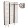 GSW USA ELS-5DR 12in x 16in 5-Tier Powder Coated Beige Employee Locker 
