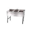 Falcon Food Service 38"W 18 Gauge Stainless Steel Underbar (3) Compartment Sink - BS3T101410 