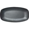 International Tableware, Inc 14in x 7.5in Black Carbon Deep Platter - 1dz - AL-14-CS 