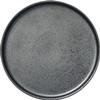 International Tableware, Inc 9-7/8in Diameter Black Carbon Deep Plate - 1dz - AL-16-CS 