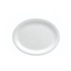 Oneida Buffalo Cream White 13.625in x 9.125in Oval Porcelain Platter - F9010000376 