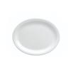 Oneida Buffalo Cream White 9.5inx6.38in Oval Porcelain Platter -2dz - F9010000342 