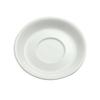 Oneida Buffalo Bright White 5in Medium Rim Porcelain Saucer - 3dz - F8010000500 