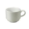 Oneida Botticelli Bright White 9oz Stackable Porcelain Cup - 3dz - R4570000531 