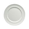 Oneida Cromwell Warm White 11.13in Wide Rim Porcelain Plate - 1dz - W6030000155 