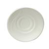 Oneida Eclipse Bone White 6-3/8in Diameter Porcelain Saucer - 3dz - F1100000500 