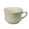 Oneida Espree Cream White 7.5oz Porcelain Lotus Cup - 3dz - F1040000520 