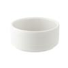 Oneida Manhattan Warm White P.375 Porcelain Sauce Dish - 12dz - L5650000941 