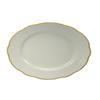 Oneida Manhattan Cream White 11.63inx8.88in Porcelain Platter- 1dz - F1560013360 