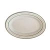 Oneida Niagara Cream White 12-1/2in x 8-3/16in China Platter - 1dz - F1500001367 