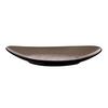 Oneida Rustic Chestnut Porcelain 7.25in Two-Tone Oval Plate - 3dz - L6753059324 