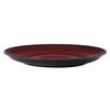 Oneida Rustic Crimson 12.25in Two-Tone Porcelain Plate - 1dz - L6753074163 