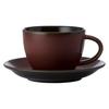 Oneida Rustic Crimson 6.25in Two-Tone Porcelain Saucer - 2dz - L6753074560 