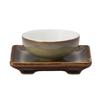 Oneida Rustic Sama 3in Two-Tone Porcelain Rectangular Saucer - 6dz - L6753066503 