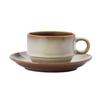 Oneida Rustic Sama 4.75in Two-Tone Porcelain Espresso Saucer - 4dz - L6753066505 