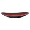 Oneida Rustic Crimson 11.5in Two-Tone Porcelain Oval Plate - 1dz - L6753066358 