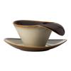 Oneida Rustic Sama 7oz Oval Coupe Porcelain Teacup Saucer - 2dz - L6753066504 