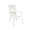 Grosfillex Westport Adirondack White Outdoor Stacking Chair - 4 Per Set - US450004 