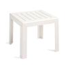 Grosfillex Bahia White Resin Outdoor 16in x 16in Low Table - CT052004 
