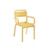 Grosfillex Cannes Yellow Indoor/Outdoor Stacking Chair - 4 Per Set - UT511737 