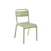 Grosfillex Vogue Sage Green Indoor/Outdoor Stacking Chair - 4 Per Set - UT011721 