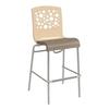 Grosfillex Tempo Two Tone Resin Indoor Stacking Barstool - 6 Per Set - UT836413 