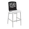 Grosfillex Tempo Two Tone Resin Indoor Stacking Barstool - 2 Per Set - UT838017 