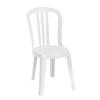 Grosfillex Miami Bistro White Resin Stacking Side Chair - 32 Per Case - US495504 