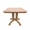 Grosfillex Aquaba Sawcut Resin Outdoor 32in x 32in Ranch Table - 2 Each - US744008 