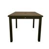 Grosfillex Sigma Fusion Bronze Outdoor 34in x 34in Dinner Table - 1 Each - US928599 