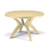 Grosfillex Ibiza Sandstone Resin 46in Dia. Outdoor Table - 1 Each - US526766 