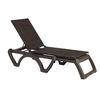 Grosfillex Java All Weather Wicker Outdoor Folding Chaise - 16 Per Set - UT436037 