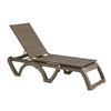 Grosfillex Java All Weather Wicker Outdoor Folding Chaise - 2 Per Set - UT634181 