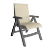 Grosfillex Jamaica Beach Midback Straw Outdoor Folding Chair -2 Per Set - UT091181 