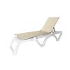 Grosfillex Jamaica Beach Straw Outdoor Folding Chaise - 2 Per Set - UT120004 