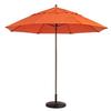 Grosfillex Windmaster 9ft Orange Patio Umbrella - 98801931 