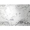 Grosfillex Vanguard Outdoor 32in x 24in Veneer Table Top - White Marble - US24D745 