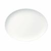 Oneida Luzerne Verge Warm White 8inx6in Oval Porcelain Plate - 4dz - L5800000332C 