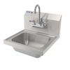 GSW USA HS-0810W 12"W x 12-1/4"D Stainless Steel Wall Mounted Hand Sink 