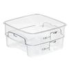 Cambro CamSquare Fresh Pro 2qt Polycarbonate Food Container - 2SFSPROCW135 