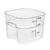 Cambro CamSquare Fresh Pro 12qt Polycarbonate Food Container - 12SFSPROCW135 