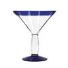 Libbey Aruba 24oz Anneal Treated Cocktail Glass with Blue Rim -1dz - 92307 