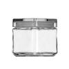 Anchor Hocking 32oz Stackable Glass Square Jar with Lid - 4 Per Case - 85587R 